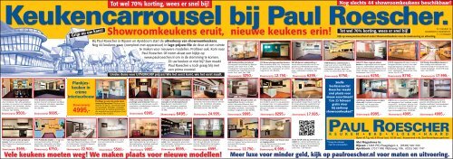 Paul Roescher showroomkeukens