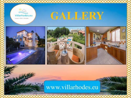 Rhodes Villa Rentals at Greece