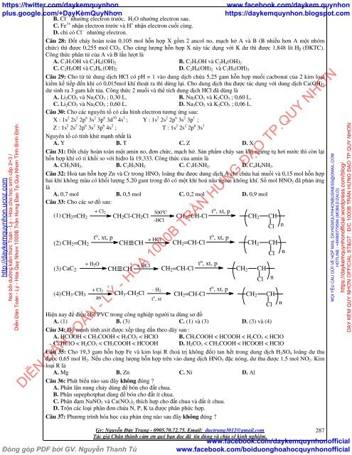 70 BỘ ĐỀ LUYỆN THI ĐẠI HỌC MÔN HÓA HỌC (KHÔNG ĐÁP ÁN)