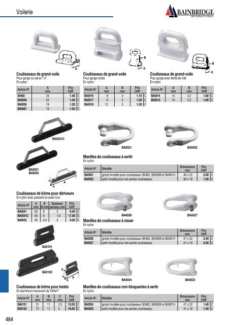 Catalogue Bucher + Walt 2019 - FR