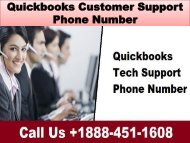 +1888-451-1608  Quickbooks Customer Support Phone Number