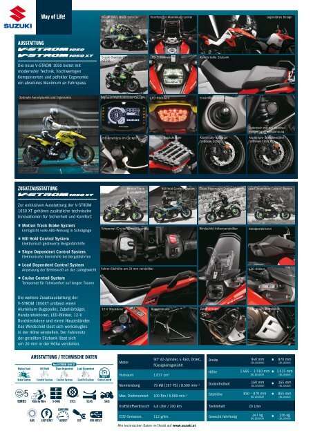 Suzuki Motorrad Katalog 2020