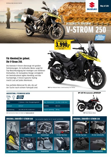 Suzuki Motorrad Katalog 2020