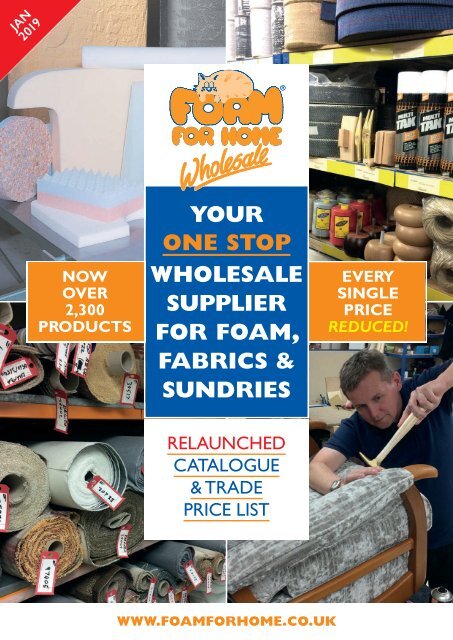 Foam For Home Trade Brochure 2019