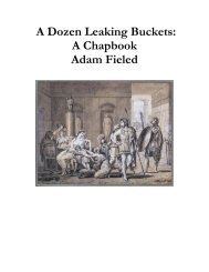 A Dozen Leaking Buckets: A Chapbook