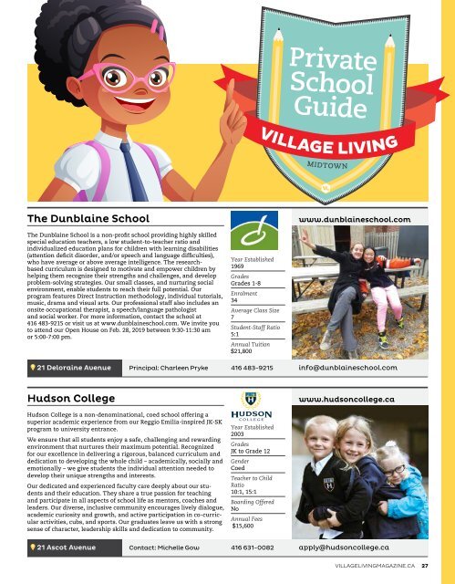 Village Living Magazine - MIDTOWN - February 2019
