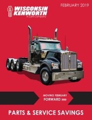 Moving February Forward! Parts and Service Specials from Wisconsin Kenworth