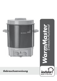 WarmMaster Einkoch-Automat - Handwerker-Versand.de