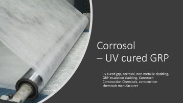 Corrosol – UV cured GRP