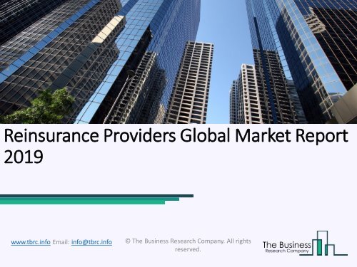 Reinsurance Providers Global Market Report 2019