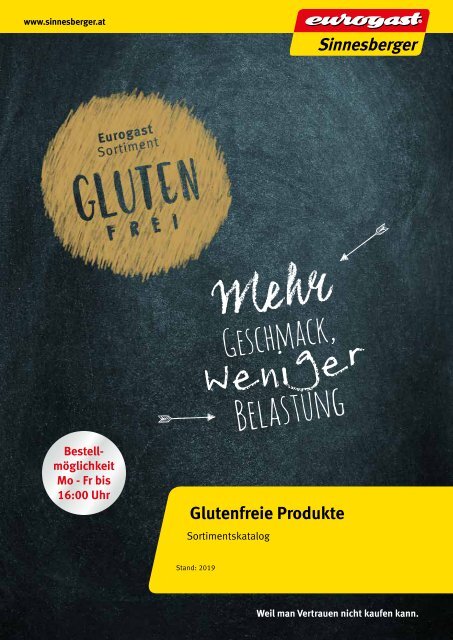 Glutenfrei Katalog 2019