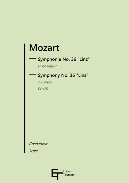Mozart - Symphony No. 36 "Linz" - KV 425