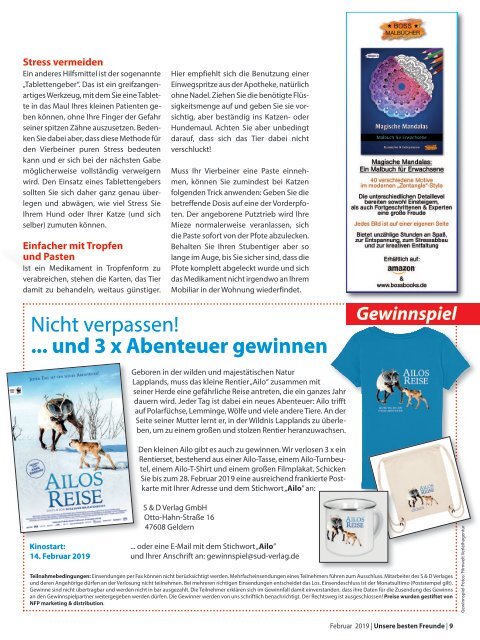 Leseprobe "Unsere besten Freunde" Februar 2019