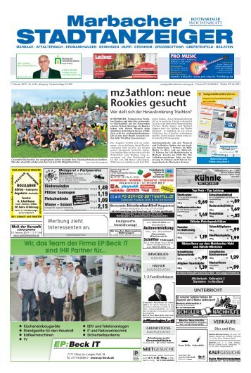 Marbacher Stadtanzeiger KW 6/2019