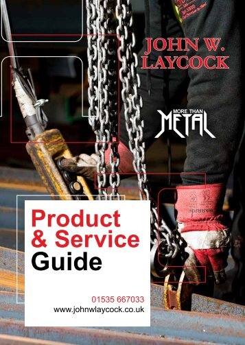 John W Laycock Product & Service Guide 2019