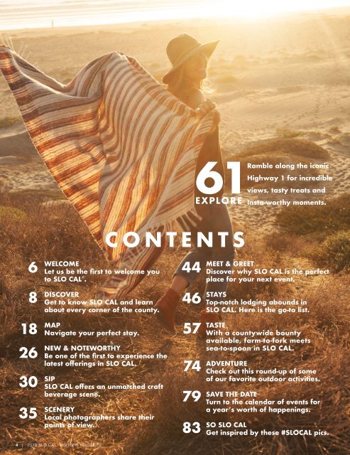 SLO CAL Visitors Magazine 2019