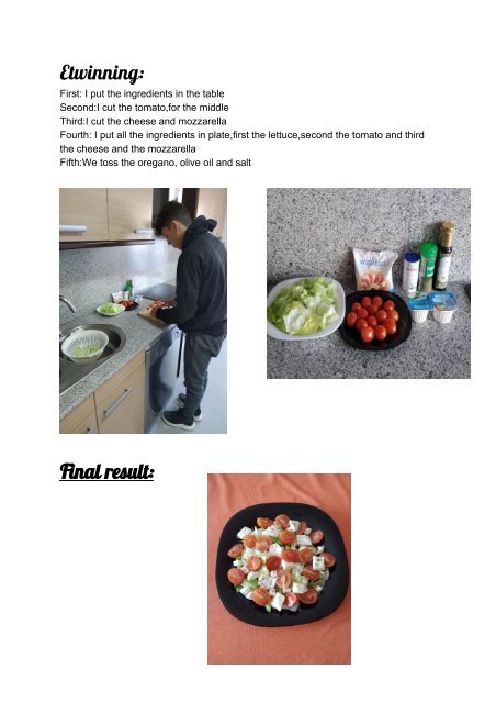 Cooking A Salad Stretching the mozzarella is easy and once the pot of water reaches 145 degrees, divide the mozzarella that's sitting in your collander in. www yumpu com