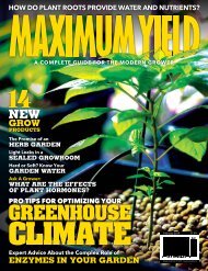 Maximum Yield Modern Growing | Vol 21. Issue 02 2019