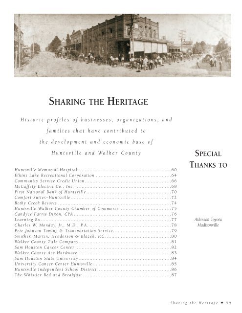 Historic Walker County