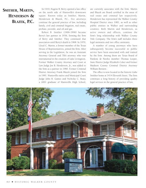 Historic Walker County