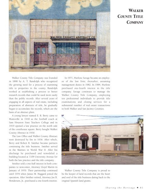 Historic Walker County