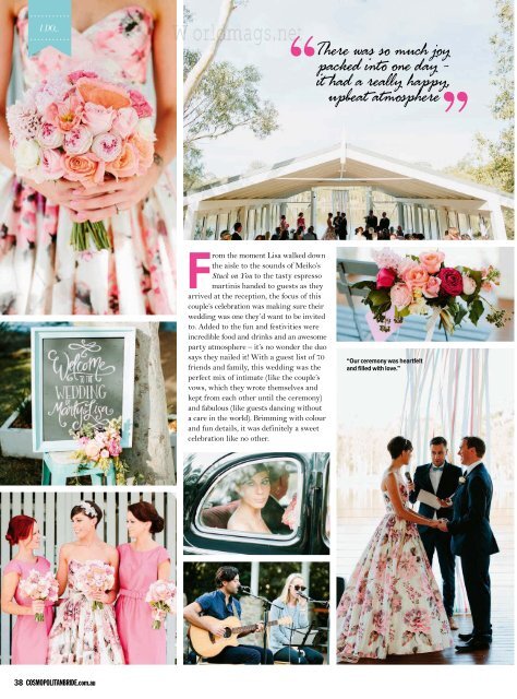 Cosmopolitan Bride Magazine Australia - Summer 2014-2015