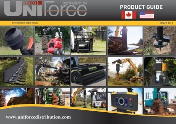 UNIFORCE AUGER TORQUE KINSHOFER PRODUCT GUIDE