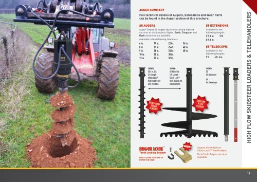 UNIFORCE AUGER TORQUE KINSHOFER PRODUCT GUIDE