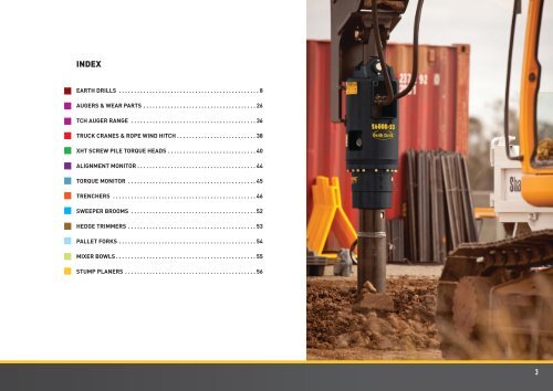 UNIFORCE AUGER TORQUE KINSHOFER PRODUCT GUIDE