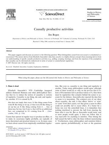 Bogen-08-Causally-productive-activities