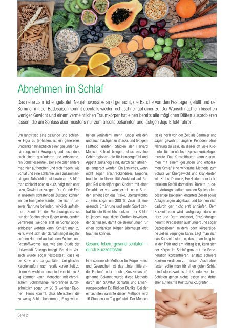 DER SCHLAF-GESUND-COACH | Ausgabe Jänner & Februar 2019