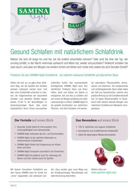 DER SCHLAF-GESUND-COACH | Ausgabe Jänner & Februar 2019