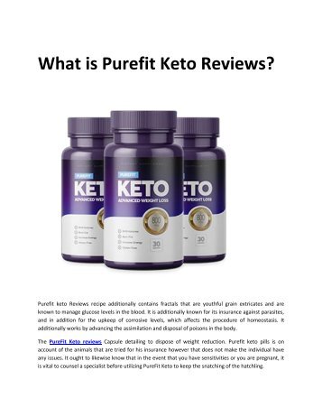 Purefit keto reviews-