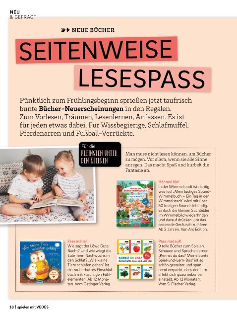 VEDES Magazin Frühjahr/Sommer 2019 | VM19