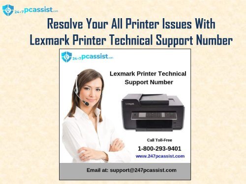 Resolve Your All Printer Issues with Lexmark Printer Technical Support Number