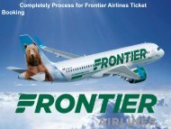 Frontier Airlines Customer Service Number