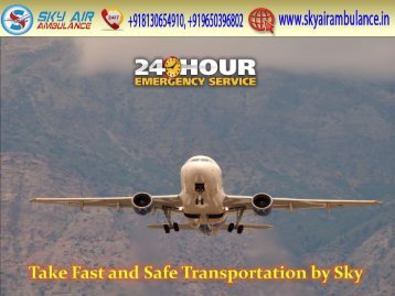 Take Sky Air Ambulance Service in Coimbatore with Good Quality Medical Tools