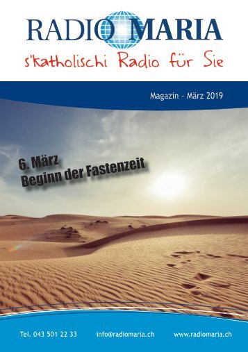 Radio Maria Magazin - März 2019