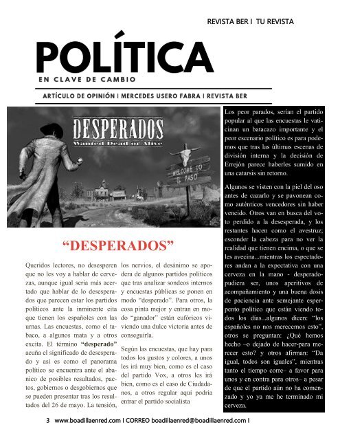 REVISTA BER FEBRERO 2019