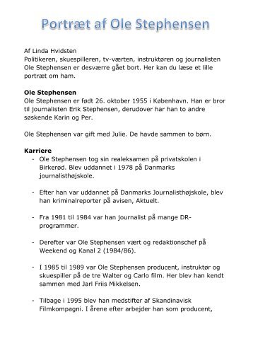 Ole Stephensen