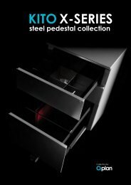 Kito X-Series Steel Pedestal Collection Catalogue
