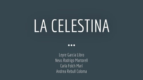 La Celestina (1)