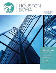 Houston BOMA Highlights, Q1 2019