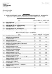 Retail list - Koehres-Kakteen