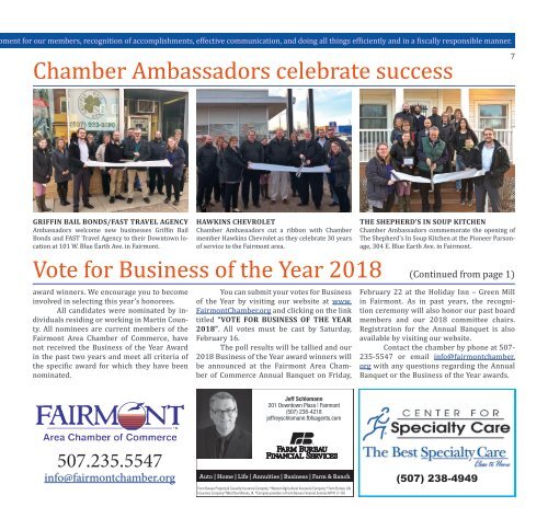 Chamber Newsletter - February 2019