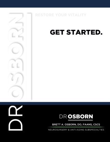 Dr Osborn's Practice Brochure