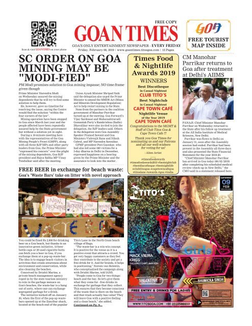 GoanTimes February 8, 2019 Issue