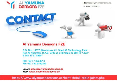 Heat Shrink Cable Jointing Kits-Al Yamuna Densons FZE