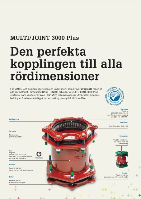 (SE) Produktkatalog MULTI/JOINT 3000 Plus Sweden 2019