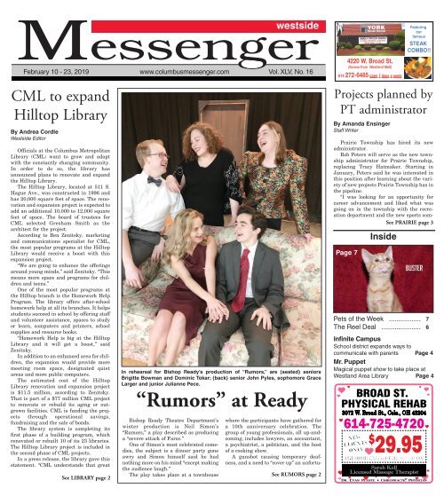 Westside Messenger - February 10th, 2019